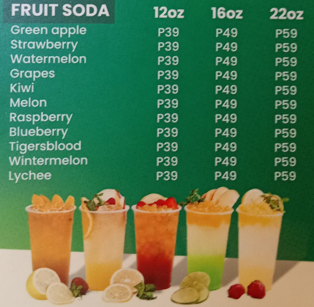 TREE HAWZ DINER /FRUIT SODA 